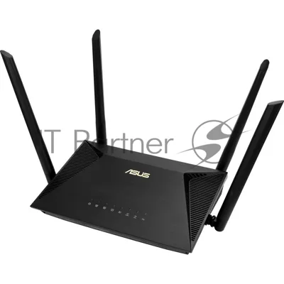 Роутер ASUS RT-AX53U 802.11b/g/n/ac/ax, до 574 + 1201 Mbps, 2,4 + 5 гГц, 4 антенны, USB