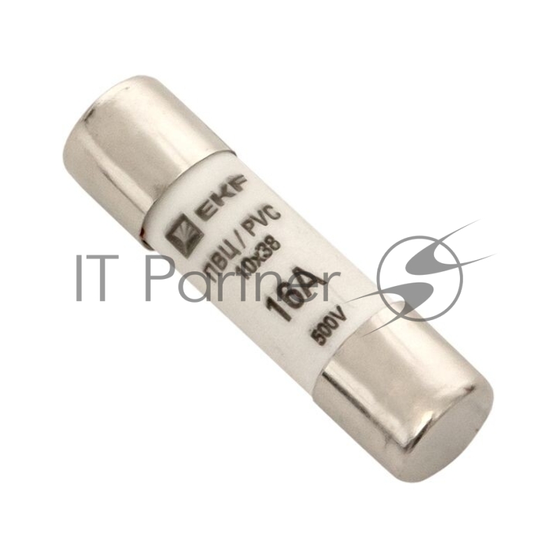 Вставка плавкая цилиндрическая ПВЦ 10х38 16А EKF pvc-10x38-16