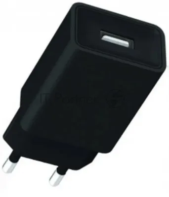 Сетевое зарядное устройство GoPower GP1U 1USB 2.4A 12W черный (1/120/480)