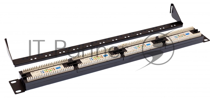 Патч-панель UTP 24хRJ-45 кат.5E 1U 19дюйм SUPRLAN 10-0403