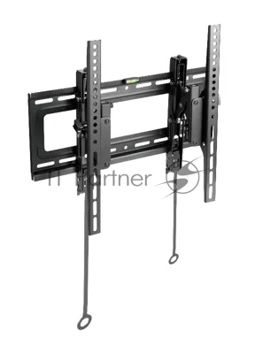 Универсальное наклонное настенное крепление Wize Pro T46X для 32"-70" дисплеев, Max VESA 400x400 мм, наклон +5/-12°, расстояние от стены 8-13,4 см, до 70 кг, черный
