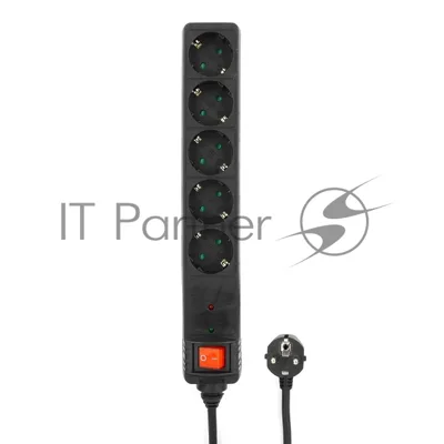 Сетевой фильтр Energenie Сетевой фильтр SPG5-C-15 4.5m 16А. черный. 