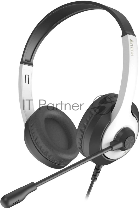 Гарнитура A4Tech Fstyler FH100U белый/черный, проводная