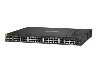 Коммутатор HPE Aruba 6000 48G Class4 PoE 4SFP 370W, 48×1 Гбит/с PoE+ + 4×1 Гбит/с SFP, управляемый