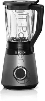Блендер стационарный Bosch MMB6172S серебристый, 1200 Вт, плавная регулировка