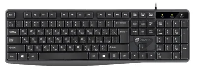 Клавиатура проводная Oklick 145M, USB, черный