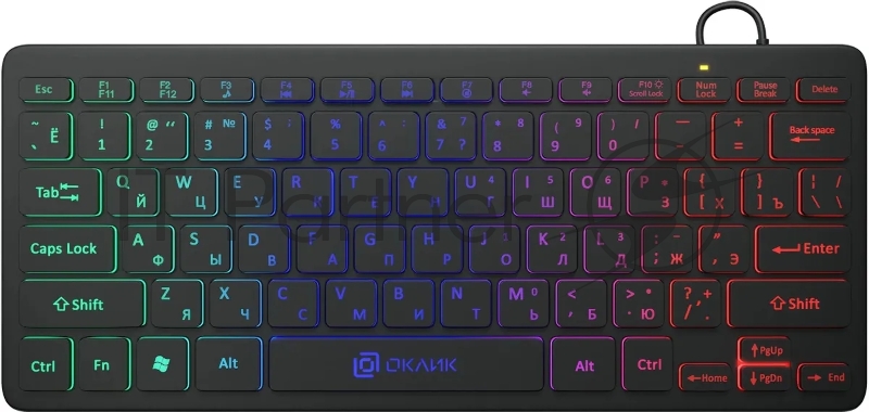 Клавиатура проводная Oklick Oklick 300S черный USB