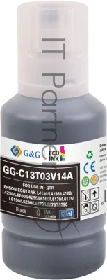 Чернила G&G GG-C13T03V14A 101BK черный127мл для Epson L4150/L4160/L6160/L6170