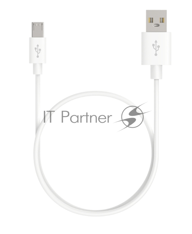 Кабель Maxvi MC-01L white USB-A - microUSB, 2A ток макс. нагрузки 2А, макс. напряжение 5V; стандарт USB 2.0; длина разъема microUSB 8,9 мм, длина кабеля 1м, материал PVC, белый
