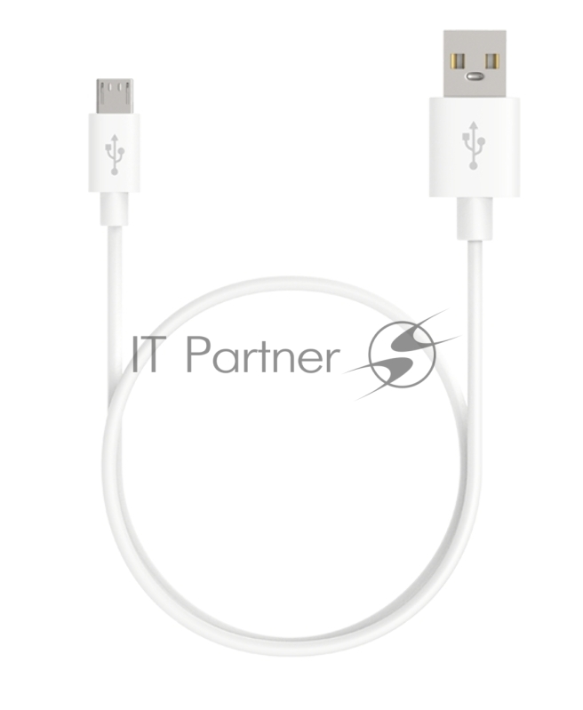 Кабель Maxvi MC-01 plus white USB-A - microUSB, 2A ток макс. нагрузки 2А, макс. напряжение 5V; стандарт USB 2.0; длина 1.2м, материал PVC, белый