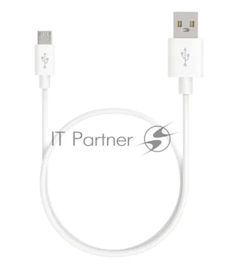 Кабель Maxvi MC-01 plus white USB-A - microUSB, 2A ток макс. нагрузки 2А, макс. напряжение 5V; стандарт USB 2.0; длина 1.2м, материал PVC, белый