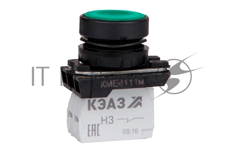 Кнопка управления КМЕ4111м 1но+1нз IP40 цилиндр зел. КЭАЗ 248242