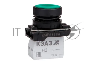 Кнопка управления КМЕ4111м 1но+1нз IP40 цилиндр зел. КЭАЗ 248242