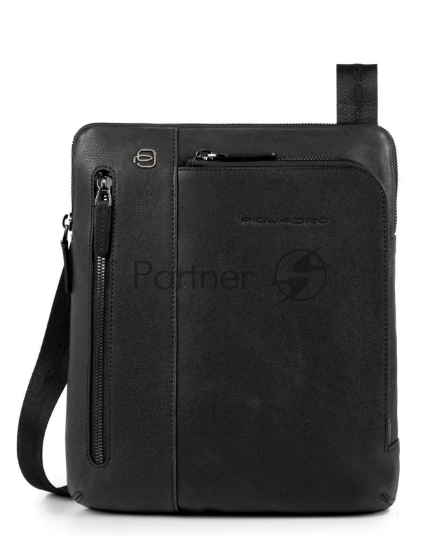 Сумка мужская Piquadro Black Square CA1816B3/N, черный, натур.кожа