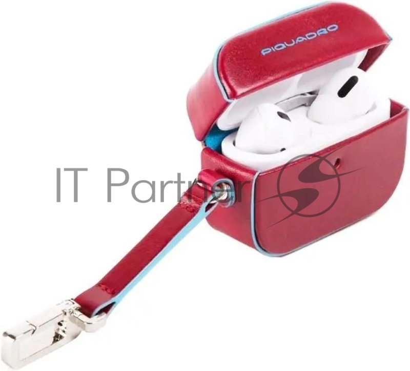 Чехол для наушников Piquadro Blue Square AC5308B2/R красный натур.кожа