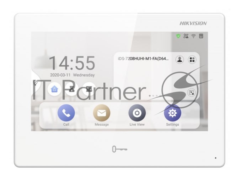 Видеодомофон Hikvision DS-KH9310-WTE1(B) белый