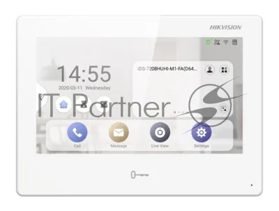 Видеодомофон Hikvision DS-KH9310-WTE1(B) белый