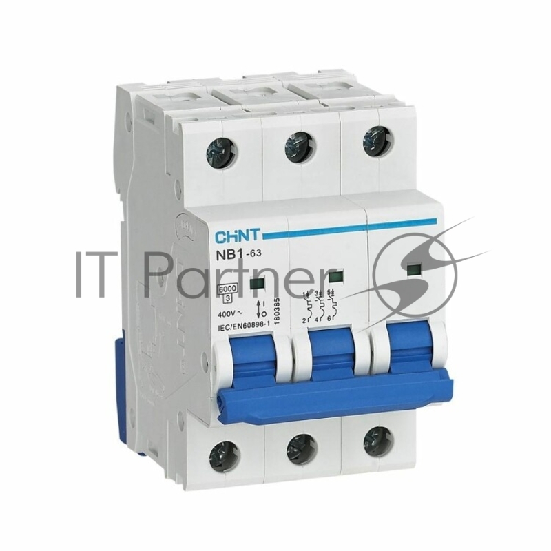 Выключатель автоматический CHINT NB1-63 3P 10A 6кА х-ка B