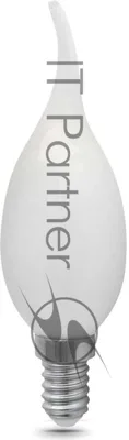 Лампа cветодиодная Filament Свеча на ветру 9W 610lm 4100К Е14 milky LED