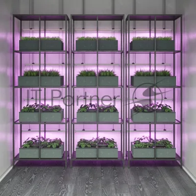 Светильник Fito для растений 8W 220lm 175-265V IP20 561x25x37мм, фиолет спектр LED 5