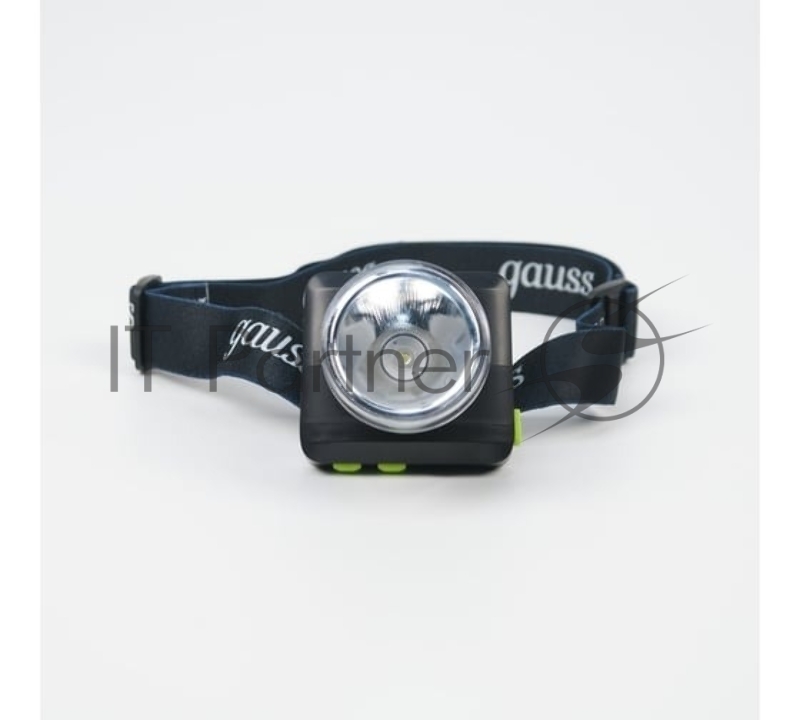 Фонарь налобный Gauss GFL401 5W 100lm диммируемый Li-ion 3000mА·ч LED