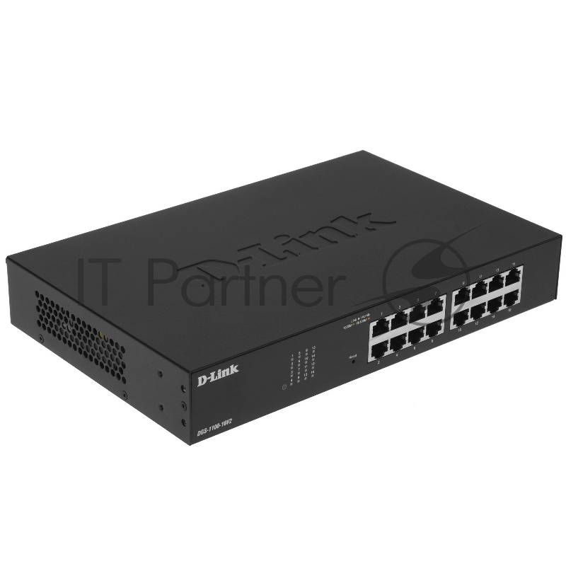 Коммутатор D-Link DGS-1100-16V2/A2A, 16×1 Гбит/с, настраиваемый