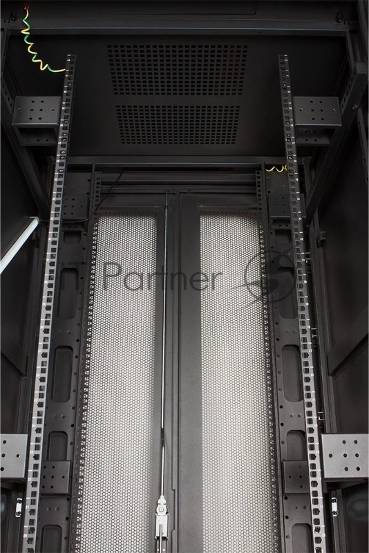 Шкаф LANMASTER 19" Business, 42U 800x1000, черный, передняя дв. перфорир., задняя дв. распашная перфорир. (TWT-CBB-42U-8x10-P1)