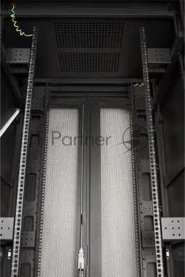 Шкаф LANMASTER 19" Business, 42U 800x1000, черный, передняя дв. перфорир., задняя дв. распашная перфорир. (TWT-CBB-42U-8x10-P1)