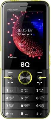 Мобильный телефон BQ 2842 Disco Boom желтый/черный