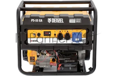 Электрогенератор бензиновый Denzel PS-55EA, 5.5 кВт, 85 дБ, 86 кг