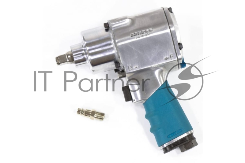 Гайковерт пневматический ударный Gross G1260,1/2", Twin Haммer, 813Нм, 7000 об/мин