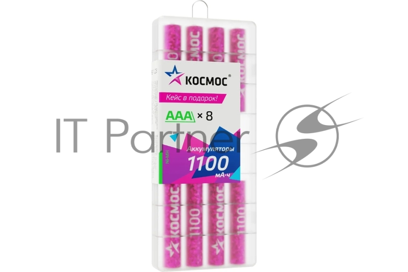 Аккумулятор Космос R03 NI-MH 1100 мАч 8B (уп.8шт)