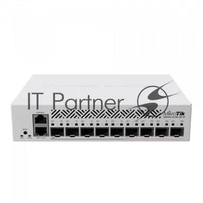 Коммутатор MikroTik CRS310-1G-5S-4S+IN, 1×1 Гбит/с LAN + 5×1 Гбит/с SFP + 4×10 Гбит/с SFP+, управляемый
