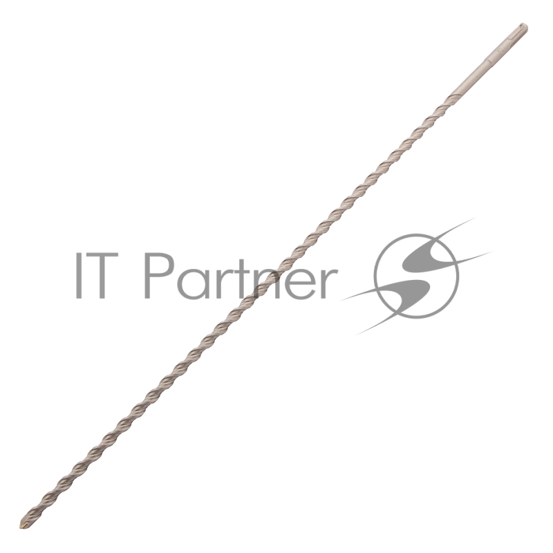 Бур по бетону Denzel двойная спираль, Cobalt W-tip, 10x600 мм, SDS PLUS