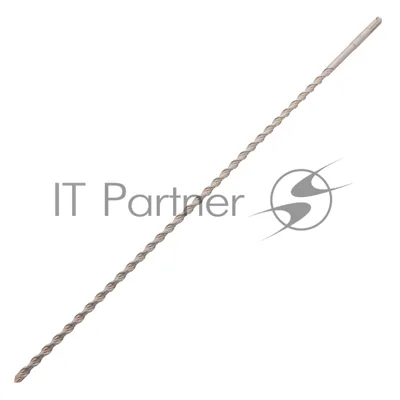 Бур по бетону Denzel двойная спираль, Cobalt W-tip, 10x600 мм, SDS PLUS