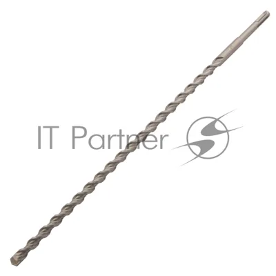 Бур по бетону Denzel двойная спираль, Cobalt W-tip, 14x460 мм, SDS PLUS