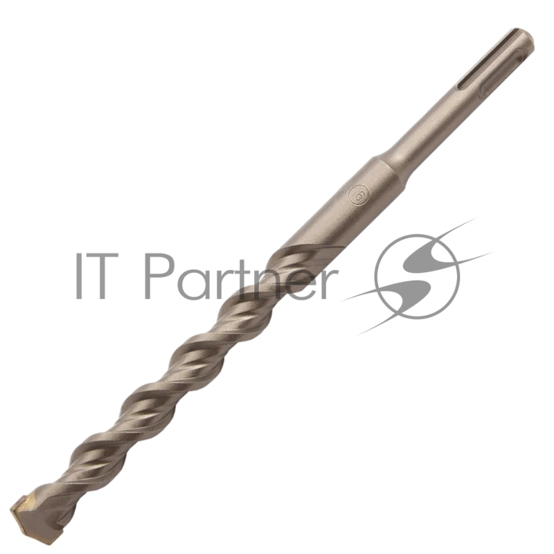 Бур по бетону Denzel двойная спираль, Cobalt W-tip, 16x210 мм, SDS PLUS
