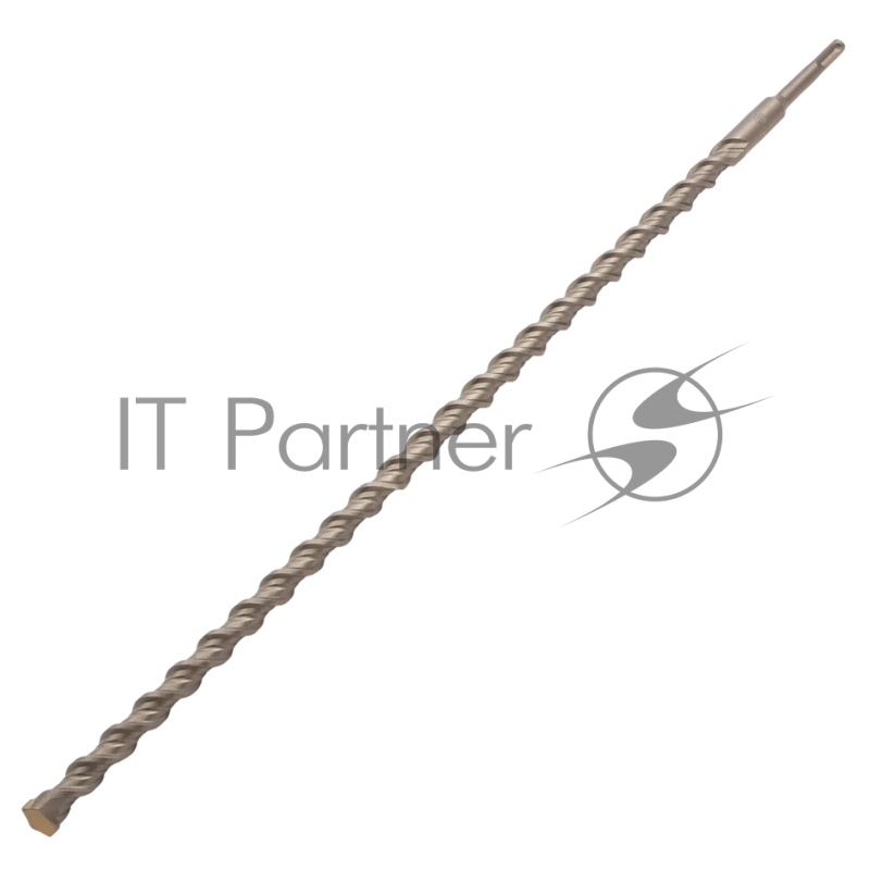Бур по бетону Denzel двойная спираль, Cobalt W-tip, 18x600 мм, SDS PLUS