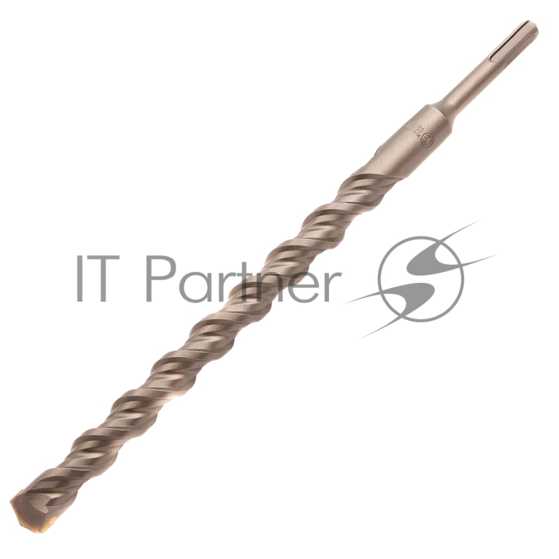 Бур по бетону Denzel двойная спираль, Cobalt W-tip, 20x310 мм, SDS PLUS