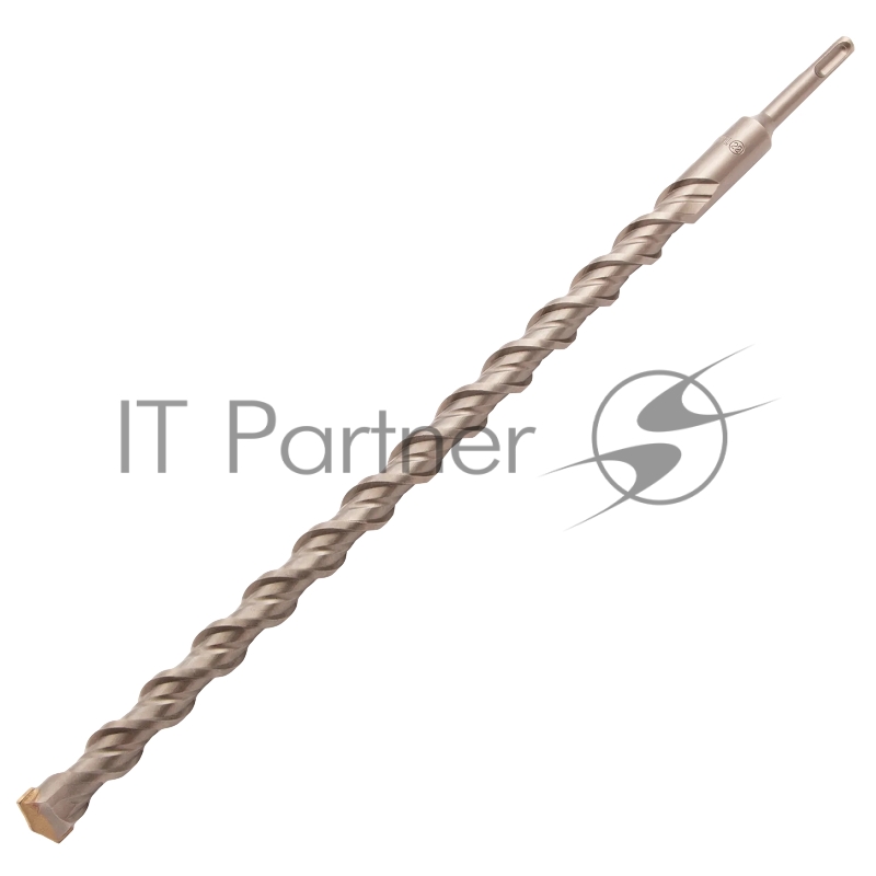 Бур по бетону Denzel двойная спираль, Cobalt W-tip, 22x460 мм, SDS PLUS