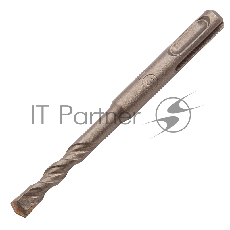 Бур по бетону Denzel двойная спираль, Cobalt W-tip, 8x110 мм, SDS PLUS