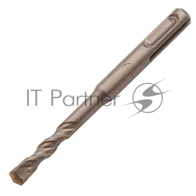 Бур по бетону Denzel двойная спираль, Cobalt W-tip, 8x110 мм, SDS PLUS