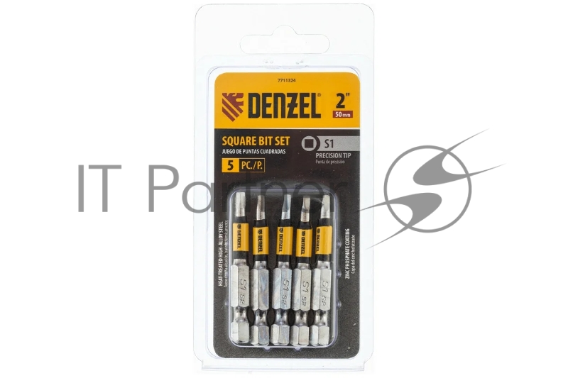 Набор бит Denzel S1x2", 5 шт.