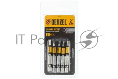 Набор бит Denzel S1x2", 5 шт.