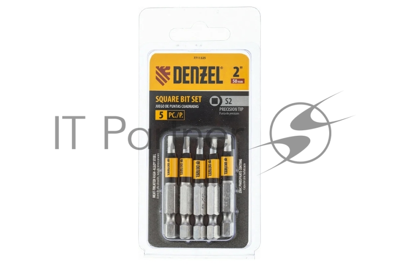 Набор бит Denzel S2x2", 5 шт.