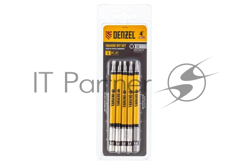 Набор бит Denzel S2x4", 5 шт.