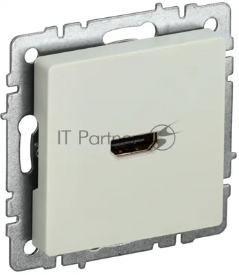 Розетка HDMI IEK BRITE РHDMI-0-БрКр бежевый