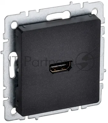 Розетка HDMI IEK BRITE РHDMI-0-БрЧ черный