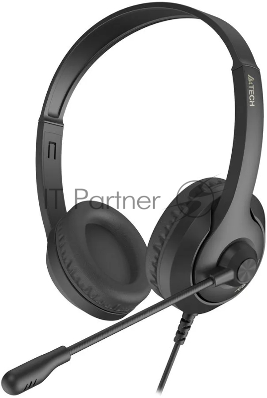 Гарнитура A4Tech Fstyler FH100U чёрный, проводная