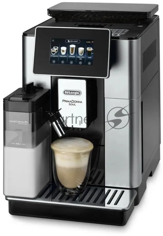 Кофемашина автоматическая DeLonghi ECAM610.55.SB черный/серебристый, исп. кофе - молотый/зерновой, 2.2 л, 1450 Вт, 19 Бар